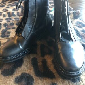 Dior Black Leather Women’s Ankle Boots 7.5